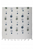 BRODERAD SCARF MED BLOMMOR 5