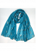 MÖNSTRAD SCARF MED ROSETT-TRYCK 5