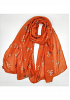 MÖNSTRAD SCARF MED ROSETT-TRYCK 4