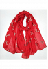 MÖNSTRAD SCARF MED ROSETT-TRYCK 2