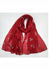 MÖNSTRAD SCARF MED ROSETT-TRYCK 9