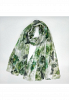 BLOMMIG SCARF MED VISKOS OCH BOMULL 7