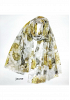 BLOMMIG SCARF MED VISKOS OCH BOMULL 3