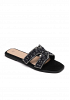 SLIP-IN SANDAL MED DEKOR OCH MJUK FOTBÄDD 5