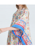 BLOMMIG STRANDKAFTAN I SILKESLOOK 4