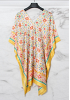 BLOMMIG STRANDKAFTAN I SILKESLOOK 3