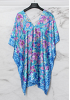 MÖNSTRAD KAFTAN I SILKESLOOK 5