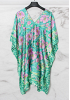 MÖNSTRAD KAFTAN I SILKESLOOK 6