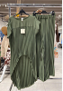 PLISSERAT SET MED ASYMMETRISK TOPP & VIDA BYXOR 3