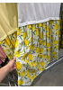 CITRONMÖNSTRAD BOMULLSKLÄNNING MED FICKOR 6