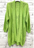 LÅNG STICKAD CARDIGAN MED STRUKTURMÖNSTER 2