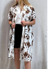 BLOMMIG KLÄNNING/KIMONO MED FICKOR OCH VACKERT FALL 7
