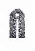 MÖNSTRAD SCARF MED HJÄRTDETALJ 7