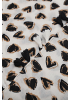 HJÄRTMÖNSTRAD SCARF MED TOFSAR 7
