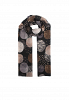 MÖNSTRAD SCARF MED CIRKLAR 2