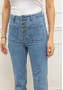 JEANS MED HÖG MIDJA & KNAPPAR 29