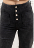 HÖGA JEANS MED FICKOR & KNAPPFRONT 27