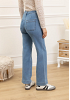 HÖGA JEANS MED FICKOR & KNAPPFRONT 16