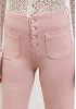 HÖGA JEANS MED FICKOR & KNAPPFRONT 28