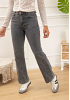 JEANS MED BRODERADE BLOMMOR 8