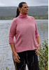HÄRLIG STICKAD TRÖJA MED TURTLENECK 2
