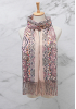 MÖNSTRAD SCARF MED FRANSAR 6