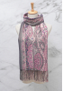 MÖNSTRAD SCARF MED FRANSAR 4