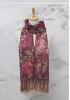 BLOMSTERMÖNSTRAD SCARF MED FRANSAR 5