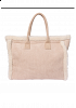 MJUK SHOPPER-VÄSKA MED FUSKFÅRPÄLS 4