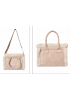 MJUK CROSSBODY-VÄSKA MED FUSKFÅRPÄLS 7