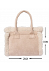 MJUK CROSSBODY-VÄSKA MED FUSKFÅRPÄLS 4