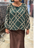 OMTYCKT CHIFFONBLUS MED UNDERLINNE 6