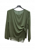 CHIFFONBLUS MED DRAPERING OCH GLITTERFLAGOR 4
