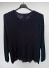PLISSERAD CHIFFONBLUS MED GLITTER 7