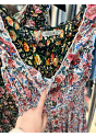 BLOMMIG KLÄNNING MED SMOCK I MIDJAN – MIXAT PACK 4