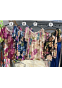 MÖNSTRAD TOPP MED GULDDETALJ & RESÅR I HALSRINGNINGEN – OVERSIZE 5