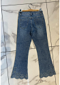 STRETCHIGA DENIMJEANS MED FLARE & SPETSDETALJER 5