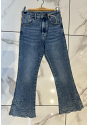 STRETCHIGA DENIMJEANS MED FLARE & SPETSDETALJER 3