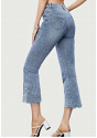 STRETCHIGA DENIMJEANS MED FLARE & SPETSDETALJER 2