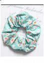 BLOMMIG SCRUNCHIE I PASTELL 5