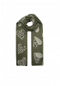 HJÄRTMÖNSTRAD SCARF I VISKOS 3