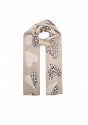 HJÄRTMÖNSTRAD SCARF I VISKOS 2