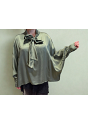 SILKIG OVERSIZE-BLUS MED KNUT 5