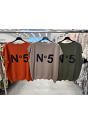 ÄRM LÖS SLIPOVER MED TRYCK \"N°5\" 2
