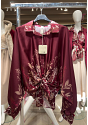 BLUS MED KNYTDETALJ & FLORALT PRINT 5